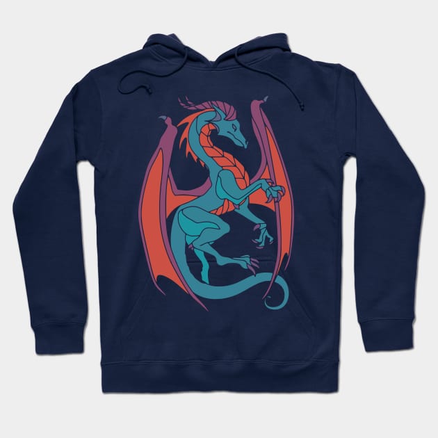 Pretty Dragon Hoodie by AlondraHanley